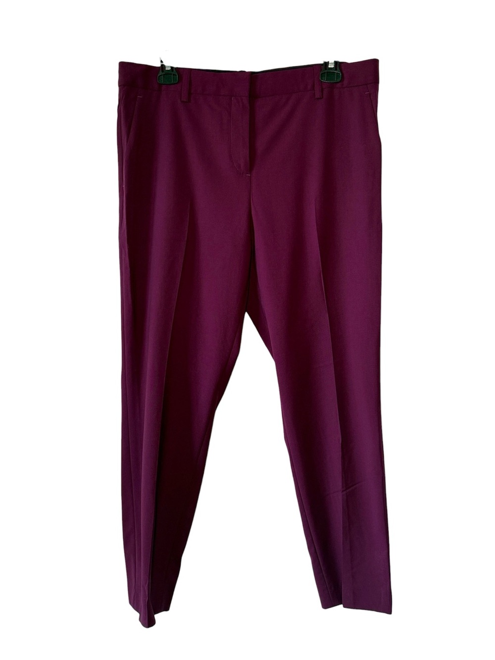 Theory Plum Tailored Dress Trousers Size 10